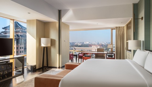 Chambre « Premier », 1 très grand lit, en angle