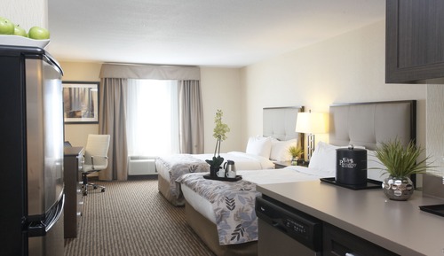 Chambre Double Deluxe, 2 grands lits, cuisine