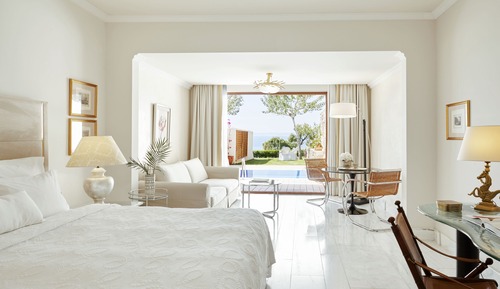 Suite, vue mer (Pool Suite with Small Garden)
