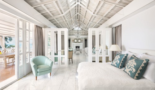 Chambre Panoramique Double ou avec lits jumeaux, vue mer (Seafront Penthouse)
