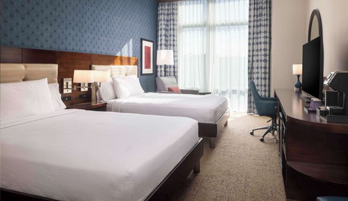 Chambre, 2 grands lits