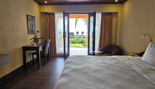 Chambre Deluxe, vue mer, en bord de plage
