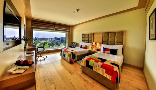 Chambre, 2 lits une place