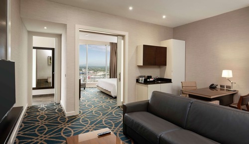 Suite, 1 chambre, vue ville, en angle