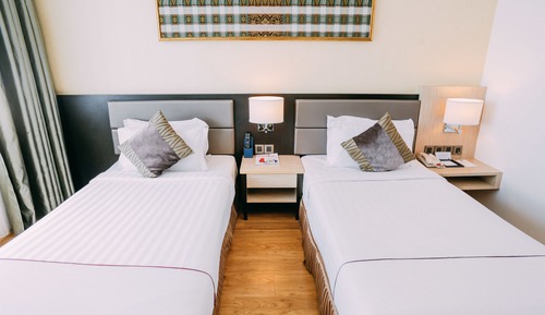 Chambre Exécutive avec lits jumeaux