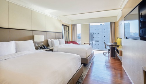 Chambre Exécutive, 2 lits doubles, non-fumeurs