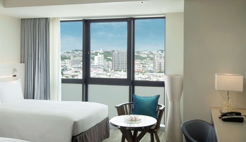 Chambre avec lits jumeaux, vue ville