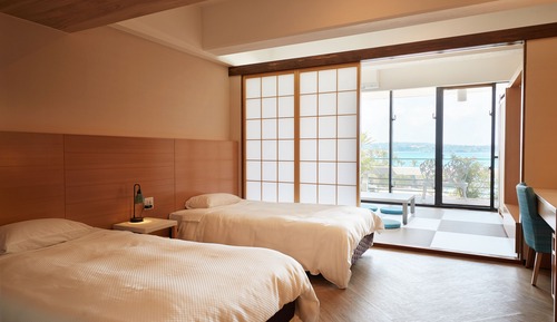 Chambre Tradition, vue océan (Japanese Western, 45 spm)