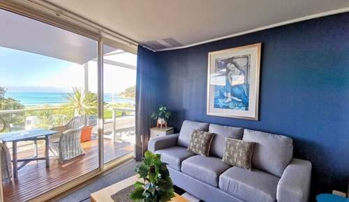 Chambre Deluxe, 1 très grand lit, vue océan