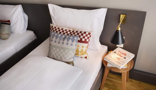 Chambre avec lits jumeaux, 2 lits une place, non-fumeurs (Bold)