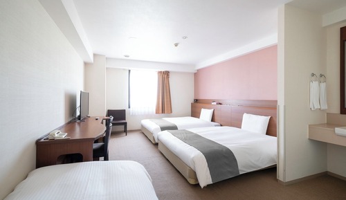 Chambre avec lits jumeaux, non-fumeurs (with Extra bed)