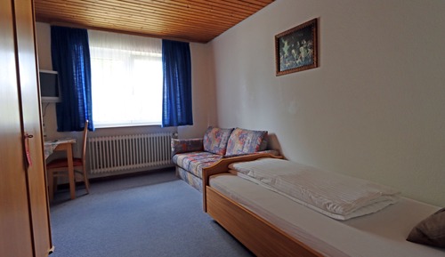 Chambre Simple Standard, 1 grand lit 1 place, non-fumeurs, vue montagne