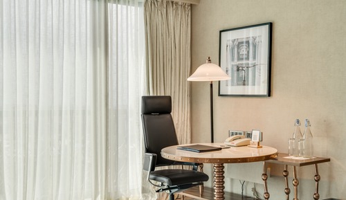 Chambre Exécutive, 2 lits une place, fumeurs, vue ville