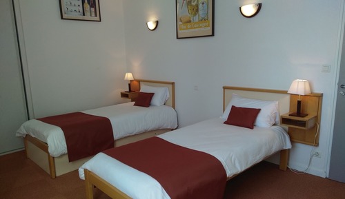 Chambre Standard avec lits jumeaux, 2 lits une place, non-fumeurs, vue parc