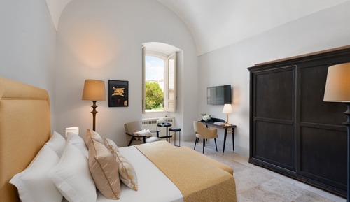 Chambre Supérieure Double ou avec lits jumeaux, vue jardin