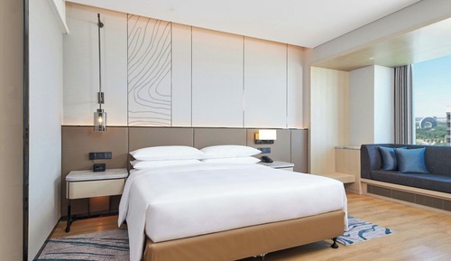 Chambre Deluxe, 1 très grand lit, vue ville