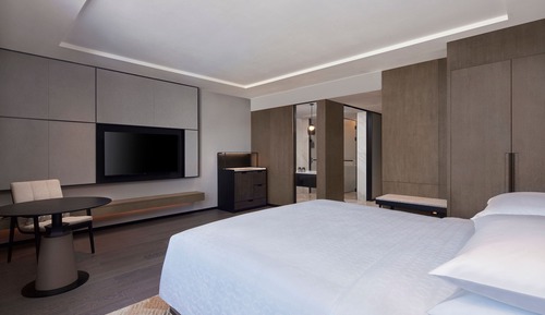 Chambre Club, 2 lits une place, vue ville