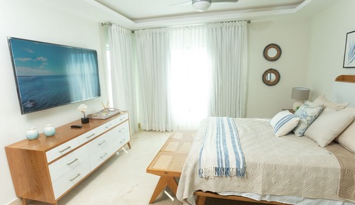 Appart'hôtel Luxe, 1 très grand lit et 1 canapé-lit, balcon, vue océan