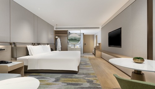 Chambre Premium, 1 très grand lit, accessible aux personnes à mobilité réduite, vue fleuve