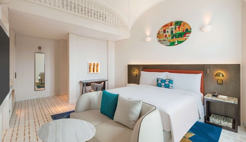 Chambre Deluxe, 1 très grand lit, vue océan