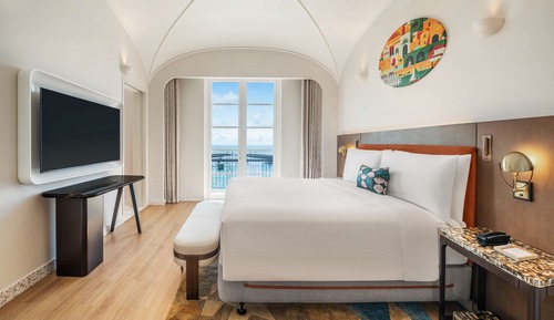 Suite, 1 très grand lit, vue océan