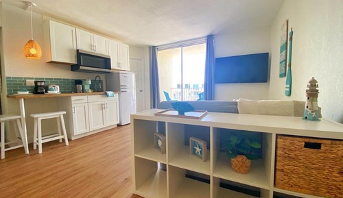 Studio Premium, 1 très grand lit et 1 canapé-lit, vue océan