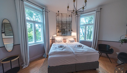 Chambre Design Double ou avec lits jumeaux, non-fumeurs, vue partielle sur le lac