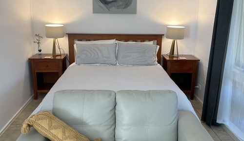 Suite Studio, plusieurs lits, cuisine, vue jardin