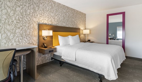 Suite, 1 très grand lit, accessible aux personnes à mobilité réduite (Roll-In Shower)