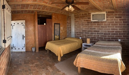 Chambre avec lits jumeaux, vue océan