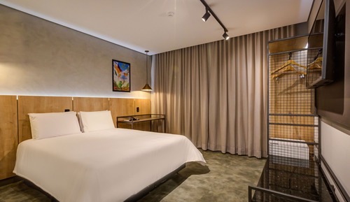 Chambre Double Deluxe, accessible aux personnes à mobilité réduite