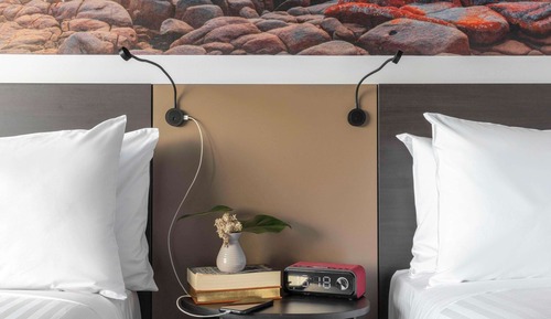 Chambre Supérieure Double ou avec lits jumeaux, 2 grands lits, vue océan