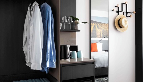 Chambre Supérieure Double ou avec lits jumeaux, 2 grands lits, balcon