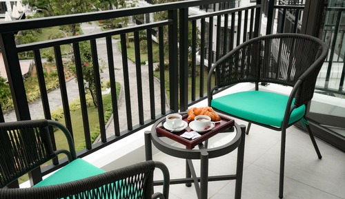 Chambre « Premier » Double ou avec lits jumeaux, vue jardin