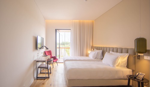 Chambre Supérieure avec lits jumeaux, vue ville