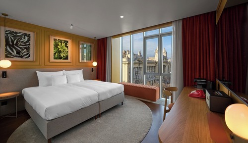 Chambre Deluxe, 2 lits une place, vue ville
