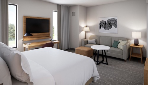 Studio, 1 très grand lit, cuisine, rez-de-chaussée (Walk-In Shower, Pet Friendly)