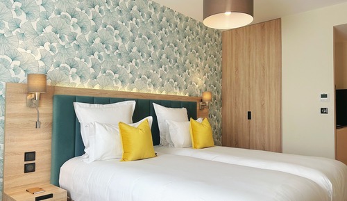 Chambre Standard, 2 lits une place, vue ville