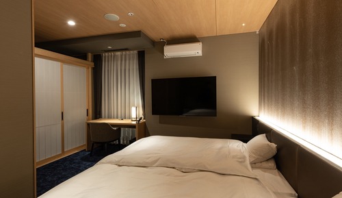 Chambre avec lits jumeaux, 2 lits doubles, terrasse, vue montagne (201, Private Open-air Bath)