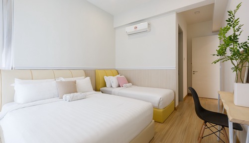 Appartement Familial, 2 chambres, vue ville