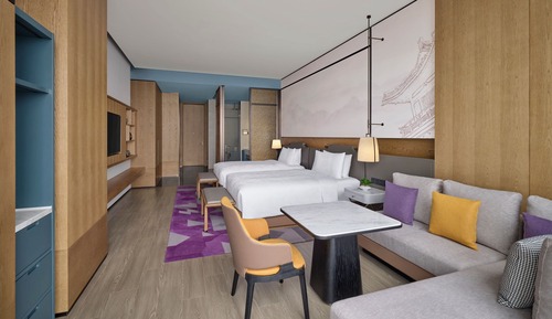 Chambre Deluxe, 2 lits une place, non-fumeurs, vue ville