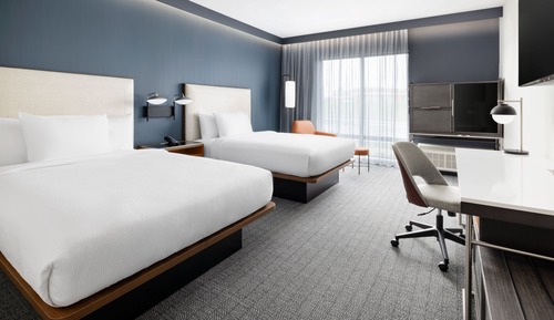 Chambre Standard, 2 grands lits, non-fumeurs (Mobility Accessible, Roll-in Shower)