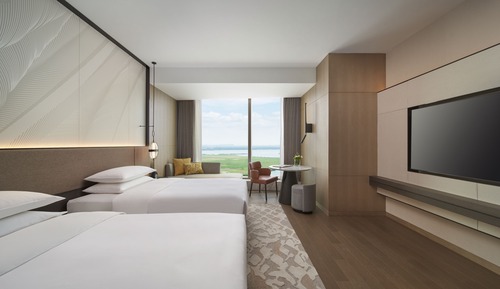 Chambre Club, plusieurs lits, vue lac (Club Access)