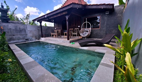 Villa, vue piscine