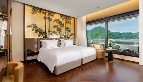 Chambre Exécutive, 2 lits une place, balcon