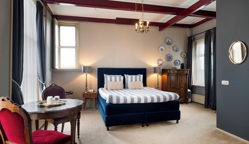 Chambre Deluxe, 1 très grand lit, non-fumeurs, salle de bains attenante