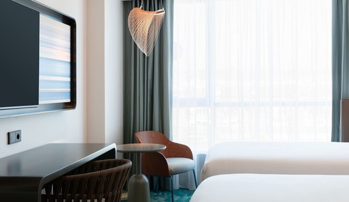 Chambre Standard avec lits jumeaux, 2 lits une place, non-fumeurs