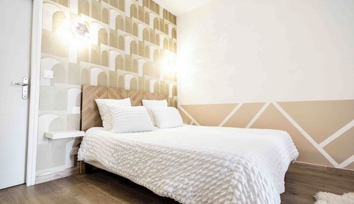 Chambre Double Premium, accessible aux personnes à mobilité réduite (Chambre 5 )
