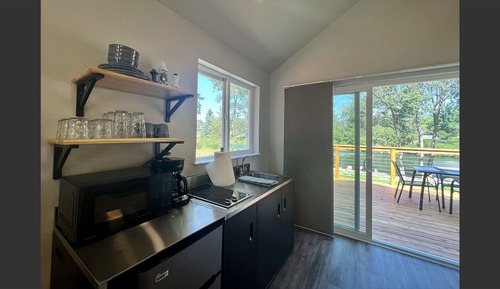 Cabane Confort, 1 chambre, balcon, vue fleuve