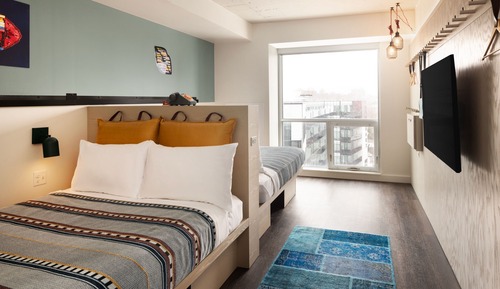 Chambre, 2 grands lits